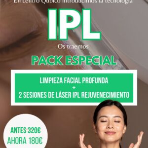 PROMO Rejuvenecimiento facial con láser IPL